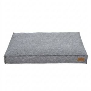 P&p Grey Large Dog Bed Linen Cushion Soft Pet Mattress Washable Non Slip
