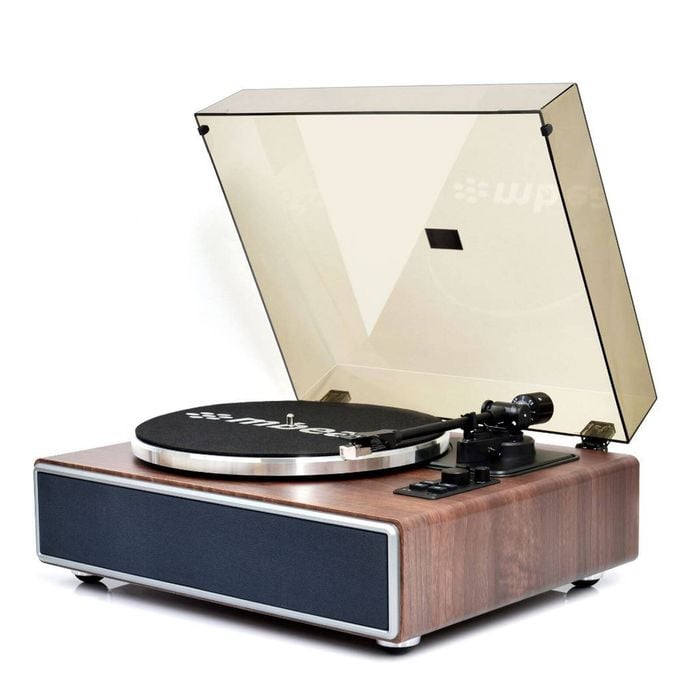 mbeat®  Hi-Fi Turntable with Bluetooth Speaker adjustable counterweight Turntable Speed: 331/3 & 45 RPM Weight: 5.75kg