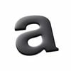 Sandleford 50mm Matt Black Mode Letter A - A