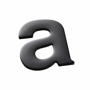 Sandleford 50mm Matt Black Mode Letter A - A