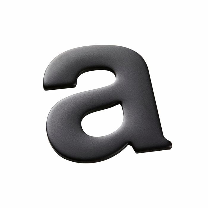 Sandleford 50mm Matt Black Mode Letter A - A