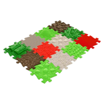 Kids Cubby House Floor Mats - TINNITOTS - 12 Piece Set - MIXED - Muffik Puzzle Gift Set
