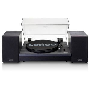 Lenco LS-301 Turntable with Bluetooth & 2 Separate Speakers Black