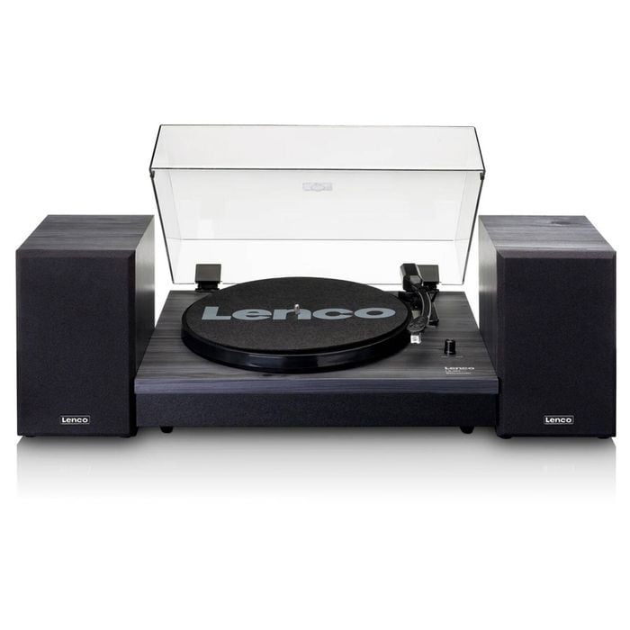Lenco LS-301 Turntable with Bluetooth & 2 Separate Speakers Black