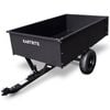 Kartrite 816kg Heavy-Duty Steel Dump Cart with Quick-Release Dumping Handle