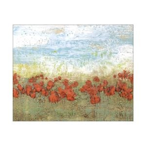 Artey | Coral Poppies I - Stretched Canvas - Stretched Canvas - 80 x 100cm