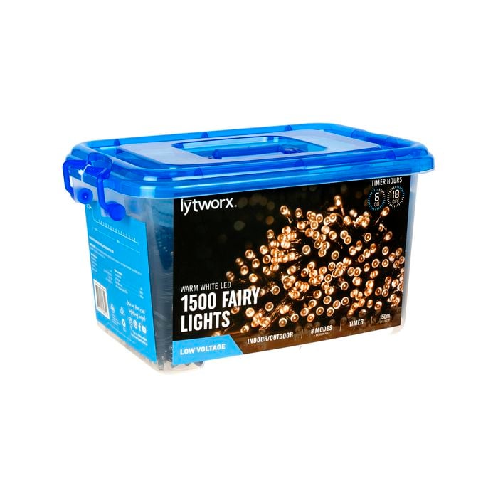 Lytworx Warm White Fairy Lights - 1500 Pack