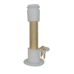 Holdfast White / Brass Spring Doorstop