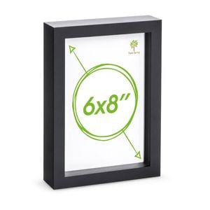 Nicola Spring Acrylic 3d Box Photo Frame - 6" X 8"