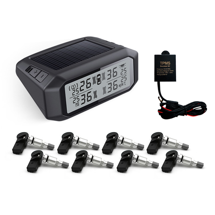 Promata Mata 1  Solar Powered Tyre Pressure Monitor - 8 Internal Sensors - With Booster