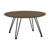 Modern Furniture CORWIN Round Coffee Table 70cm - Walnut