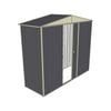 Build-a-Shed 2.3 x 0.8 x 2.3m Front Gable Single Sliding Door Shed - Grey
