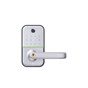 Austyle 140 x 77mm White Silver Smart Digital C4 Key In Lever Set 
