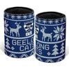 AFL Christmas Stubby Cooler - Geelong Cats - Rubber Base - XMAS