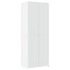 vidaXL Highboard Storage Cabinet Cupboard Tall Buffet White