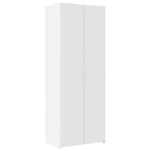 vidaXL Highboard Storage Cabinet Cupboard Tall Buffet White