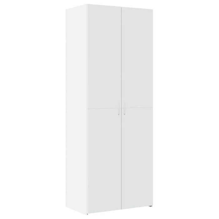 vidaXL Highboard Storage Cabinet Cupboard Tall Buffet White