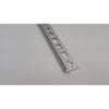 QEP Round Edge Trim  6mm x 2.5m Matt Silver