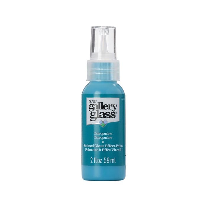Plaid 59ml Turquoise Gallery Glass Paint
