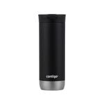 Contigo Huron Snapseal 473ml Stainless Steel Travel Mug - Licorice