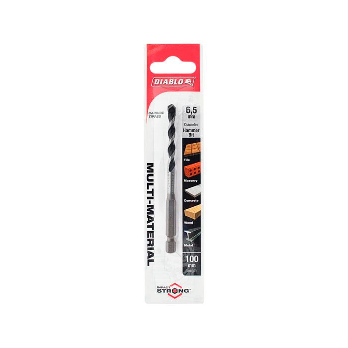 Diablo 6.5 x 100mm Multi-Material Drill Bit