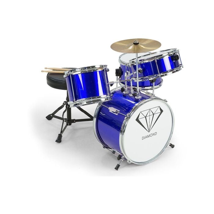 Children's 4pc Drum Kit - Blue