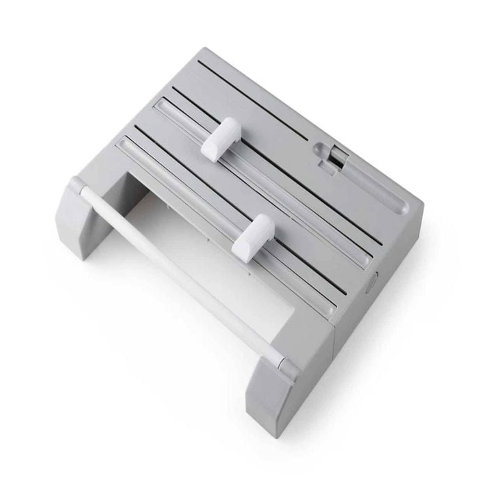 P&p White Kitchen Wall Mount Wrap Dispenser Foil Cling Film Holder Storage Organizer