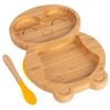 Tiny Dining Bamboo Penguin Baby Weaning Plate & Fork Set
