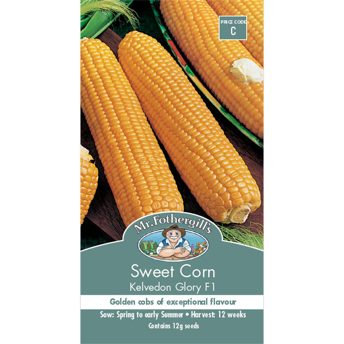 Mr Fothergill's Sweet Corn Kelvedon Glory Seeds