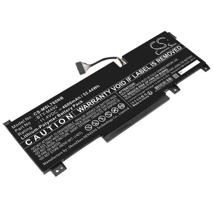 Cameron Sino Bty-m492 Battery Replacement [cs-msl760nb]