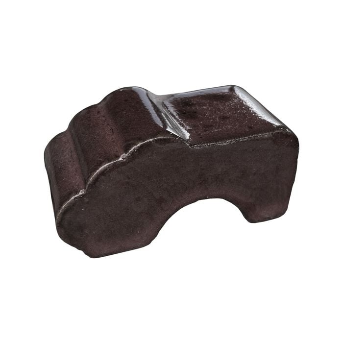 Northcote Pottery 8cm Black Glazed Pot Feet - Black