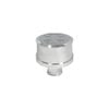 Cal Custom Chromed Aluminium Push-In Breather Cap Iron Cross Design for Valve Cover