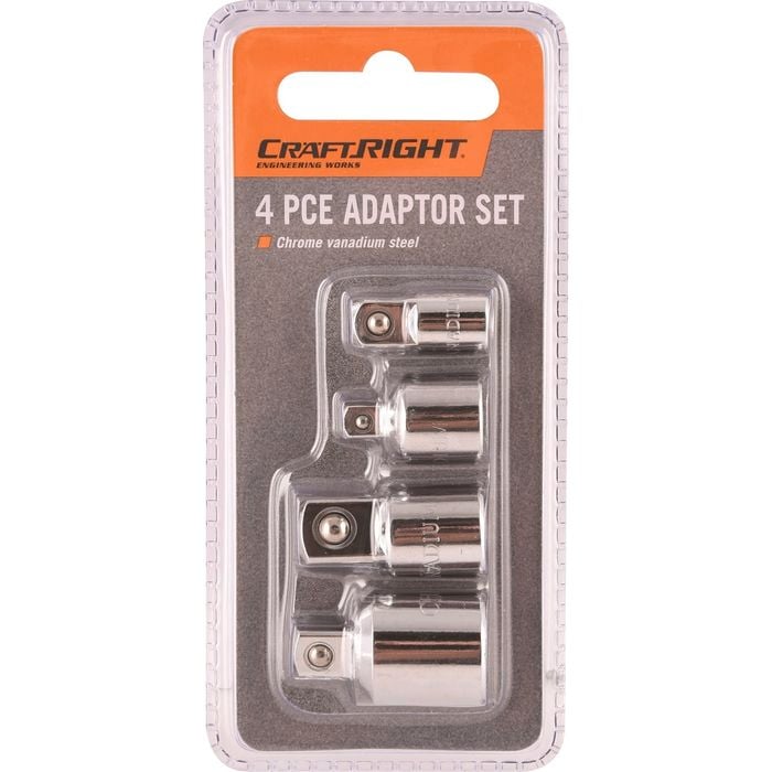 Craftright Socket Adaptor Set 4pc