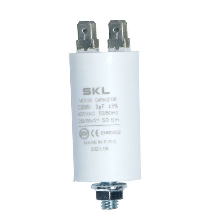 Universal Dishwasher Motor Run Capacitor 3uf - Capacitor003. Suits Universal