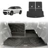 AUSGO Boot Liner for Jeep Grand Cherokee L WL Series 7-Seat 2021-Onwards 3-Piece Set Cargo Trunk Mat Boot Mat