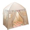 All 4 Kids Mila Large Cotton Canvas Kids House Shape Square Teepee Tent