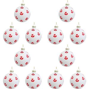 12PK LVD Glass Bauble Cherry Home/Office/Table Xmas Ornament Hanging Decor 8cm