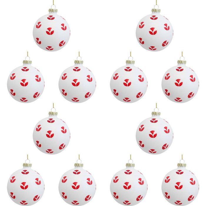 12PK LVD Glass Bauble Cherry Home/Office/Table Xmas Ornament Hanging Decor 8cm