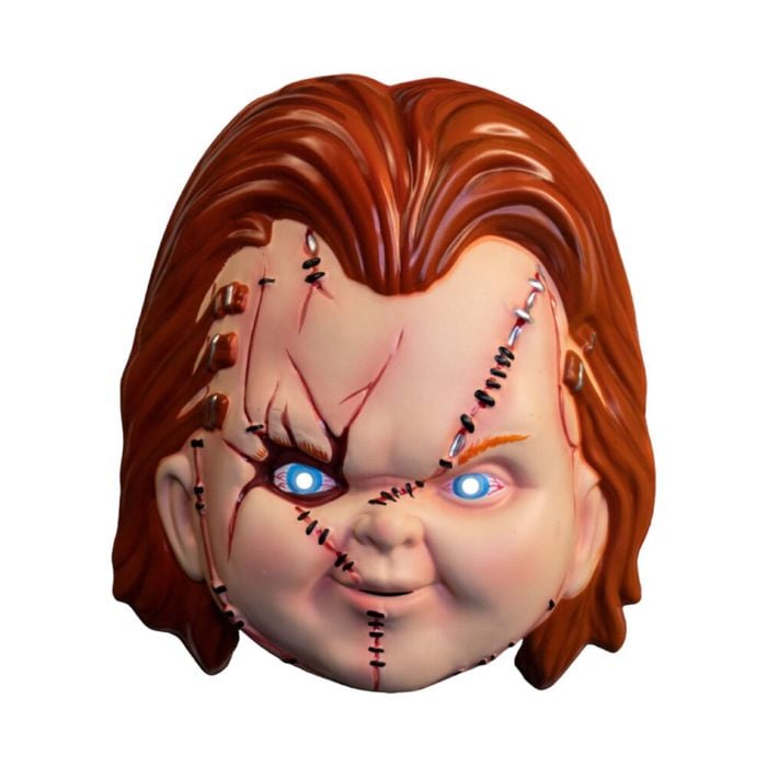 Child's Play 5 Seed of Chucky Vacuform Mask w/ Hair Halloween Head Costume