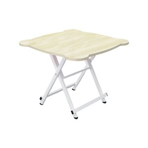 SOGA White Cat Ear Folding Table