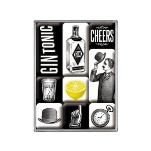 Nostalgic-Art Magnet Set Gin & Tonic