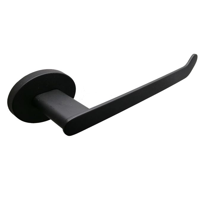 Barelli Matte Black Serenita Single Toilet Roll Holder
