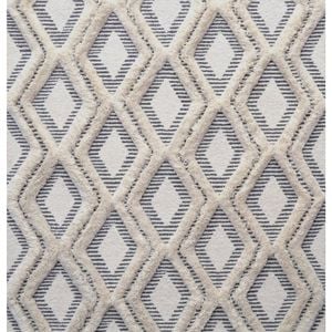 Alaska Fine Quality Handmade Wool Rug - 6208 - Natural/ivory - 110x160cm