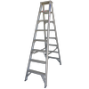 Indalex 2.4m 180KG Pro Series Industrial Aluminium Double Sided Step Ladder