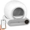 Advwin Automatic Self-Cleaning Cat Litter Box WiFi App Control 65L+9L