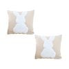 SOGA 2X 45cm Light Tan Throw Pillows – Square Cushions