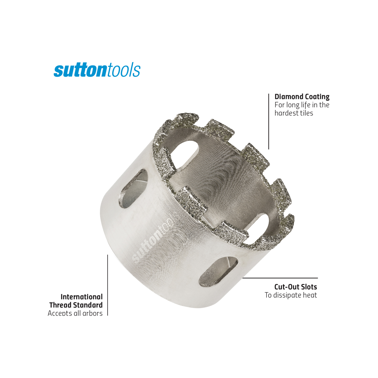 Sutton Tools 92mm Diamond Grit Holesaw Bunnings Australia