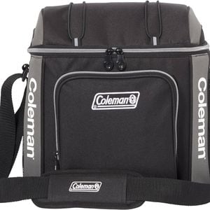 Coleman 16 Can Soft Cooler Insulated Outdoor Camping Picnic  in Black