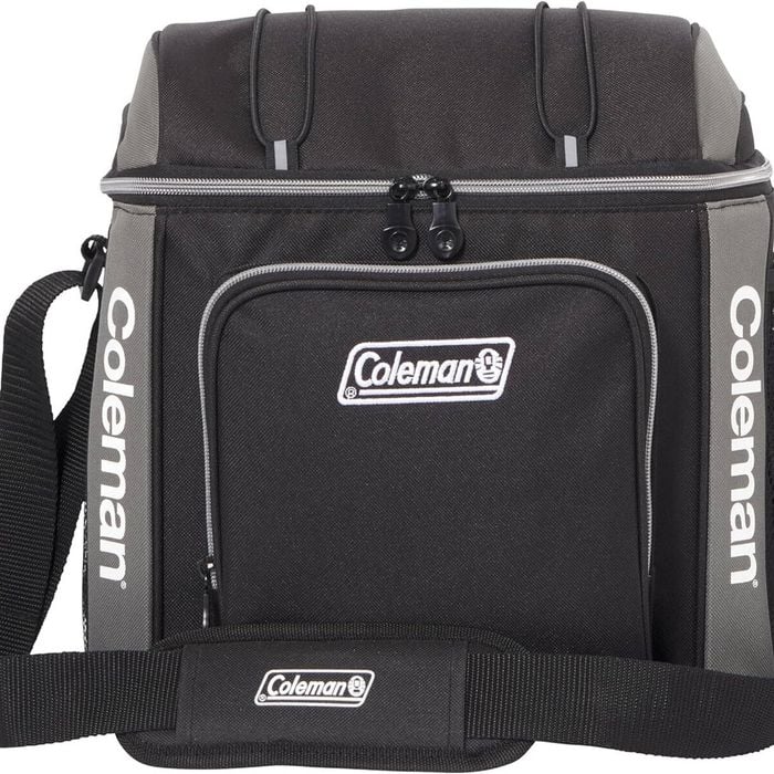 Coleman 16 Can Soft Cooler Insulated Outdoor Camping Picnic  in Black