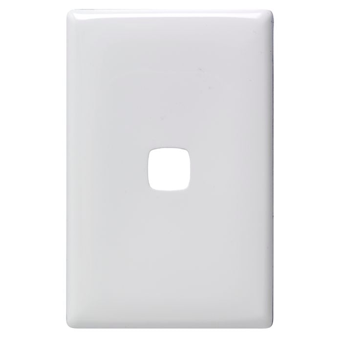 HPM LINEA 1 Gang Coverplate - White